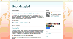 Desktop Screenshot of boondoggled.blogspot.com