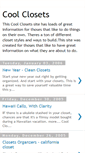 Mobile Screenshot of coolclosets.blogspot.com