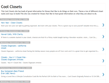 Tablet Screenshot of coolclosets.blogspot.com