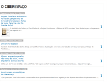 Tablet Screenshot of ociberespaco.blogspot.com