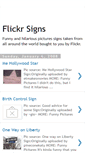 Mobile Screenshot of flickrsigns.blogspot.com