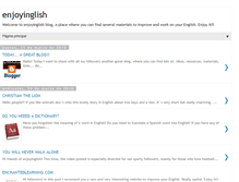 Tablet Screenshot of enjoyinglish-mikel.blogspot.com