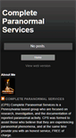 Mobile Screenshot of completeparanormalservices.blogspot.com