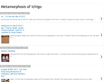 Tablet Screenshot of metamorphosis-of-ichigo.blogspot.com