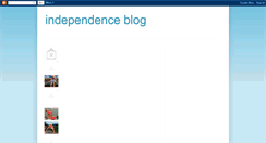 Desktop Screenshot of goindependenceblog.blogspot.com