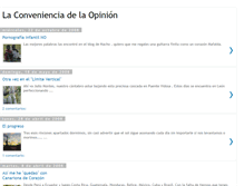Tablet Screenshot of laconvenienciadelaopinion.blogspot.com