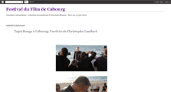 Desktop Screenshot of festivalcabourg.blogspot.com