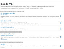 Tablet Screenshot of blogdowillgeo.blogspot.com