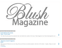 Tablet Screenshot of blushmagonline.blogspot.com