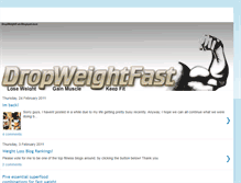 Tablet Screenshot of dropweightfast.blogspot.com