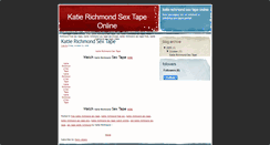 Desktop Screenshot of katierichmondsextapegblg.blogspot.com