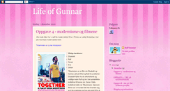 Desktop Screenshot of lifeofgunnar.blogspot.com