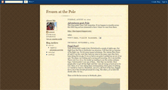 Desktop Screenshot of frozenatthepole.blogspot.com