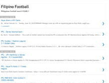 Tablet Screenshot of filipinofootball.blogspot.com