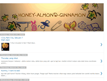 Tablet Screenshot of honey-almond-cinnamon.blogspot.com