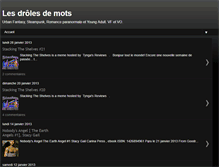 Tablet Screenshot of lesdrolesdemots.blogspot.com