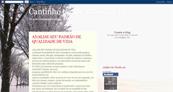 Desktop Screenshot of cantinhodacrissjc.blogspot.com