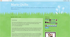 Desktop Screenshot of mariequilts.blogspot.com