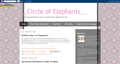 Desktop Screenshot of circleofelephants.blogspot.com