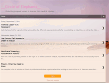 Tablet Screenshot of circleofelephants.blogspot.com