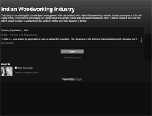 Tablet Screenshot of india-woodworking.blogspot.com