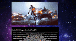 Desktop Screenshot of freebf4keygen.blogspot.com