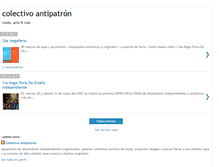 Tablet Screenshot of colectivoantipatron.blogspot.com