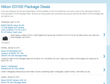 Tablet Screenshot of nikond3100packagedeals.blogspot.com