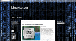 Desktop Screenshot of linuxsolver.blogspot.com