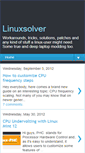 Mobile Screenshot of linuxsolver.blogspot.com