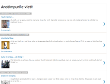 Tablet Screenshot of anotimpurilevietii.blogspot.com