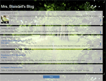 Tablet Screenshot of mrsblaisdellsclass.blogspot.com