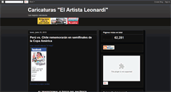 Desktop Screenshot of el-artista-leonardi.blogspot.com