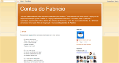 Desktop Screenshot of contosdofabricio.blogspot.com