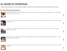 Tablet Screenshot of elmundoesdiversidad.blogspot.com