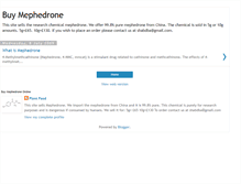 Tablet Screenshot of buymephedrone.blogspot.com