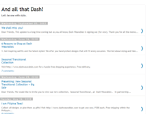 Tablet Screenshot of dashwearables.blogspot.com