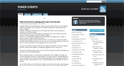 Desktop Screenshot of pokerevents.blogspot.com