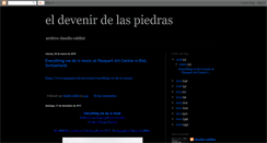 Desktop Screenshot of eldevenirdelaspiedras.blogspot.com
