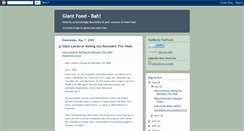 Desktop Screenshot of giant-food-bah.blogspot.com