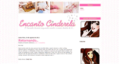 Desktop Screenshot of encantocinderela.blogspot.com