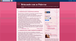 Desktop Screenshot of lingualinguagempalavras.blogspot.com