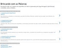 Tablet Screenshot of lingualinguagempalavras.blogspot.com
