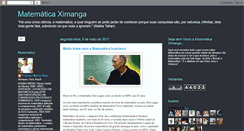 Desktop Screenshot of matematicaximanga.blogspot.com