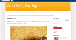 Desktop Screenshot of eatlittleeatbig.blogspot.com