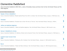 Tablet Screenshot of clementinepaddleford.blogspot.com