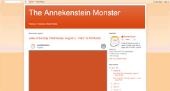 Desktop Screenshot of annekenstein.blogspot.com