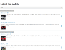 Tablet Screenshot of latest-cars-express.blogspot.com
