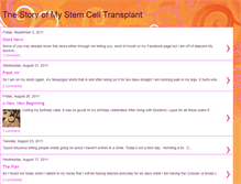 Tablet Screenshot of mytransplantstory.blogspot.com