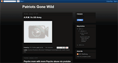 Desktop Screenshot of patriotsgonewild.blogspot.com